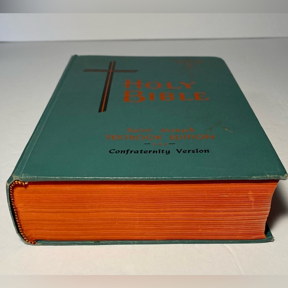 Vintage Holy Bible Saint Joseph Textbook Edition Confraternity Version 1963 VTG - Picture 4 of 13